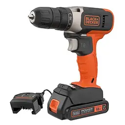 Акумуляторний дриль-шурупокрут Black+Decker з АКБ та ЗП BCD001C1 - мініатюра 3