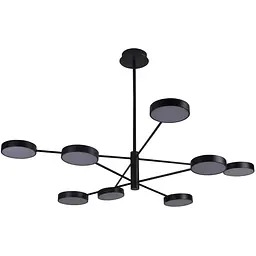Світильник стельовий Miorro LED Fiori з пультом ДУ 92W 2700-6000К чорний (51-313-003) - мініатюра 4