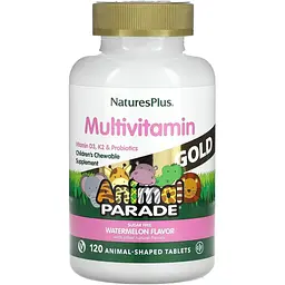 Вітамінно-мінеральний комплекс Nature's Plus Animal Parade Gold 120 chewtabs (1086-2023-10-3239)