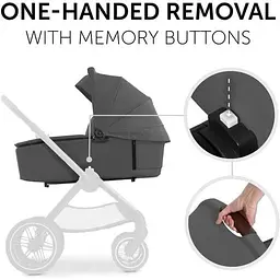 Універсальна коляска 2 в 1 Hauck Walk N Care Air Dark Grey, темно-сіра (16548-5) - мініатюра 9