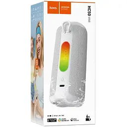 Bluetooth колонка Hoco HC50 Advantage White Snow - мініатюра 3