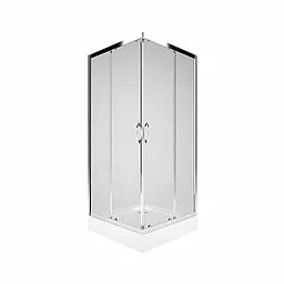 Душова кабіна Kolo Rekord 90x90 з піддоном PKDK90222003+XBK1690000+26275000, Хром, прозорий, хром - мініатюра 2