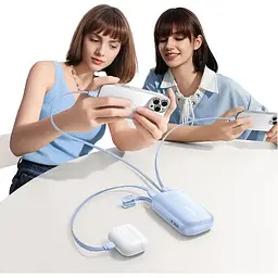 Зовнішній акумулятор Baseus EnerFill Qpow 3 Ultra 10000mAh 22.5W Blue (E0027L03) [152257]