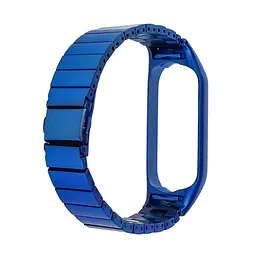 Ремінець металевий для Xiaomi Mi Band 4 синій