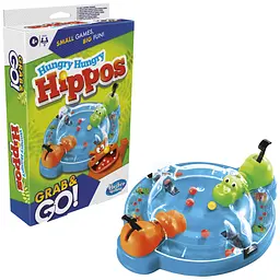 Настільна гра дорожня Hasbro Голодні бегемотики (F8255) - мініатюра 2