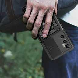 Панель BeCover Military для Realme C65 Black (712180) - мініатюра 5