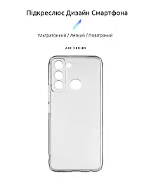 Чохол ArmorStandart Air для Tecno POP 5 LTE (BD4) Camera cover Clear - мініатюра 2