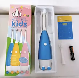 Дитяча електрична зубна щітка Пінгвінчик Focus Kids. Синя - мініатюра 14