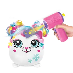 Набір DIY AIRBRUSH PLUSH - Hair'iffic "Зроби зачіску - Серденько" з іграшковим аерографом CanalToys Art.AIR040/2 - мініатюра 8
