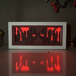 Світильник нічник 3D Марвел Дедпул Marvel Deadpool 20 см NL3D M DP 01