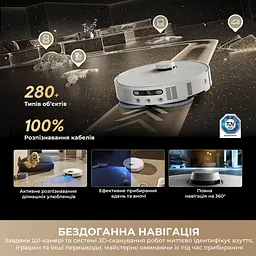 Робот-пилосос миючий Dreame Bot Matrix 10 Pro Black - мініатюра 11