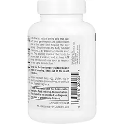 Цитрулін Source Naturals L-Citrulline 1000 мг 60 таблеток - мініатюра 8