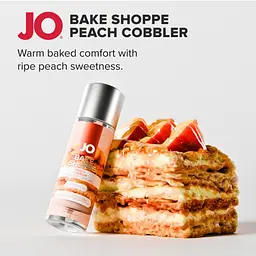 Лубрикант на водній основі JO Bake Shoppe - Peach Cobbler 60 мл, без цукру та парабенів - мініатюра 3