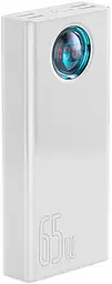 Зовнішній акумулятор (павербанк) Baseus Amblight Digital Display Quick Charge 65W 30000mAh White (PPLG-A02, PPLG000102) - мініатюра 2
