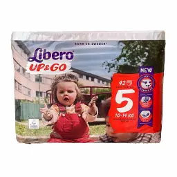 Підгузки-трусики Libero UP&GO 5 (10-14 кг) 42 шт