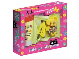 Набір для творчості VLADI TOYS Клей з кабашонами. Заколки жовті VT4600-02