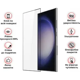 Захисне скло BeCover для Samsung Galaxy S24 Ultra SM-S928 Black (711318) - мініатюра 3