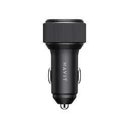 Автомобільний зарядний пристрій HAVIT HV-CC2014 60W 2xUSB-C Black HAVIT (28127-000) - мініатюра 4