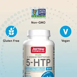 Гідроксітриптофан Jarrow Formulas 5-HTP 50 мг 90 капсул - мініатюра 4