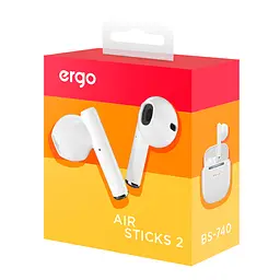 Гарнітура Ergo BS-740 Air Sticks 2 White (BS-740W) - мініатюра 8