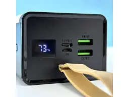 Зовнішній акумулятор (Power Bank) WUW TUGII Y54 40000mAh 22.5W Black - мініатюра 2