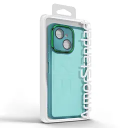 Защитный чехол для TECNO Spark 40C 4G, Shade, зеленый, TPU+PC, матовый, защита всего корпуса, панель-накладка, противоударный, с высокими бортами, амортизирует удары при падениях, ArmorStandart (ARM87905) - мініатюра 3