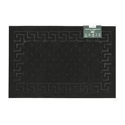 Килимок придверний Eco Fabric Луска без кромки чорний 40 х 60 см (4060-001)
