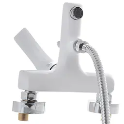 Змішувач для ванни з коротким зливом Mixxus Premium Eva 009 Euro white MI5811 Білий матовий - мініатюра 4
