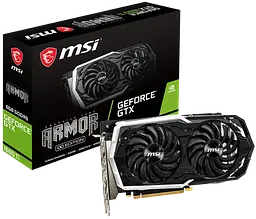 Відеокарта GeForce GTX 1660 Ti 6GB MSI Armor OC (GTX 1660 Ti ARMOR 6G OC) Б/В