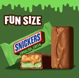 Набір міні-батончиків Mars Twix & Snickers Ghoulish Green Variety Pack 15шт, 244г - мініатюра 3