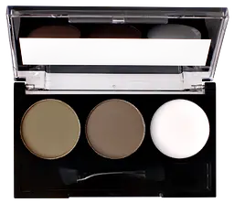 Набір для макіяжу брів LN Professional Brow Shadows Beauty Express Kit тон 01, 12 г - мініатюра 2