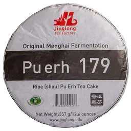 Шу Пуер Цзин Лун 179 2021 р. - млинець, 357 г