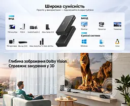 HDMI-перемикач UGREEN CM624 3 входи HDMI та 1 вихід HDMI HDMI 2.1 до 8K 60 Гц та 4K 240 Гц (95521) - мініатюра 8