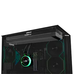 Система водяного охолодження Lian Li HydroShift II LCD-C 360 Fanless Black (G89.GHS2LCD36B.00) - мініатюра 2