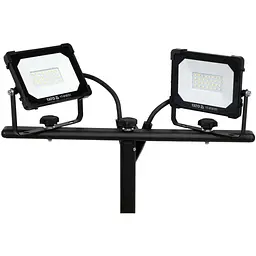 Прожектори Yato SMD LED на штативі 2x20 Вт 230 В 2x1900 Lm чорні (YT-818151) - мініатюра 4