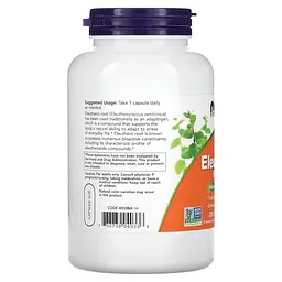 Натуральна добавка NOW Eleuthero 500 mg, 250 вегакапсул - мініатюра 3
