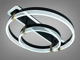 LED-люстра кільця Diasha 5248/500+300BK 75W, 4125 lm - мініатюра 4