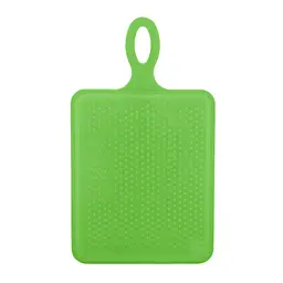 Дошка обробна пластикова для нарізки м'яса, риби, овочів та фруктів 32х18.5 см, Kitchette Салатовий 85963 - мініатюра 4