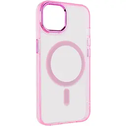 Чохол TPU Iris with MagSafe для Apple iPhone 12 Pro Max (6.7) Рожевий - мініатюра 2