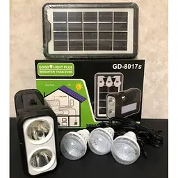 Ліхтар з сонячною батареєю та функцією power bank YJ-8018 8017S - мініатюра 7