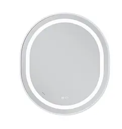 Дзеркало Mixxus Premium ELLIPSE MV05-80x70-REVERSE WHITE (LED Touch, Anti-fog (3-6kK)) (MP6645) - мініатюра 3