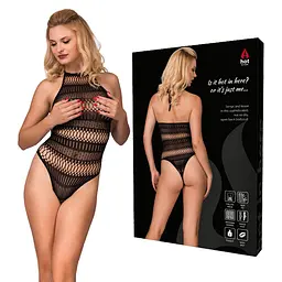 Боді Hot in Here Not So Shy, S/M/L (чорний) - мініатюра 2