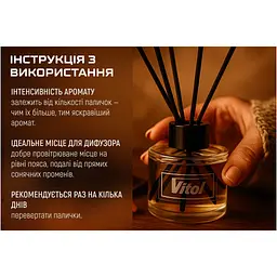 Ароматизатор для автомобіля VITOL Home Sticks Orangettes au Chocolat 130 мл (VHS05) - мініатюра 10