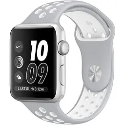 Ремінець Sport Nike для Apple Watch 38/40/41mm Gray/White [103385] - мініатюра 3