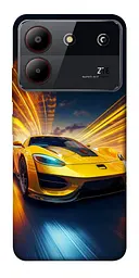 Чохол Demsky Yellow Porsche для ZTE Blade A54 4G