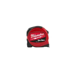 Рулетка SLIMLINE MILWAUKEE, 8м/26фт (25мм)