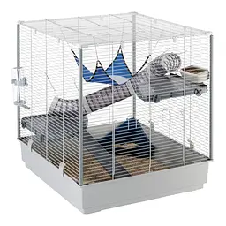 Клітка для тхорів та шиншил Ferplast Futer XL сіра 80x75x86,5 см 57062414