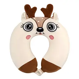 Подушка для шиї Ardesto Travel Reindeer ART3031NEP 30х30 см