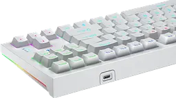 Клавіатура Aula F3032 Dark Yellow keys RGB White (6948391204680) - мініатюра 2