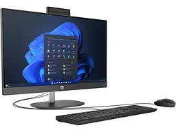 Комп'ютер персональний HP моноблок 240-G10 23,8' FHD IPS AG Intel i5-1335U 8GB F512GB UMA WiFi кл+м 3р DOS чорний (885M8EA) - мініатюра 2